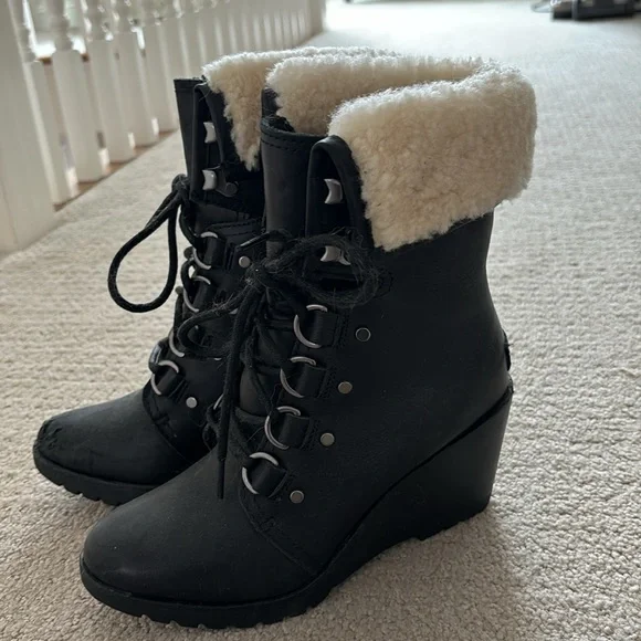 Sorel Joan of arc heeled combat boots - Picture 2 of 7